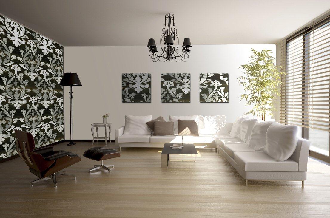 Feature wallpaper ideas living room Idea