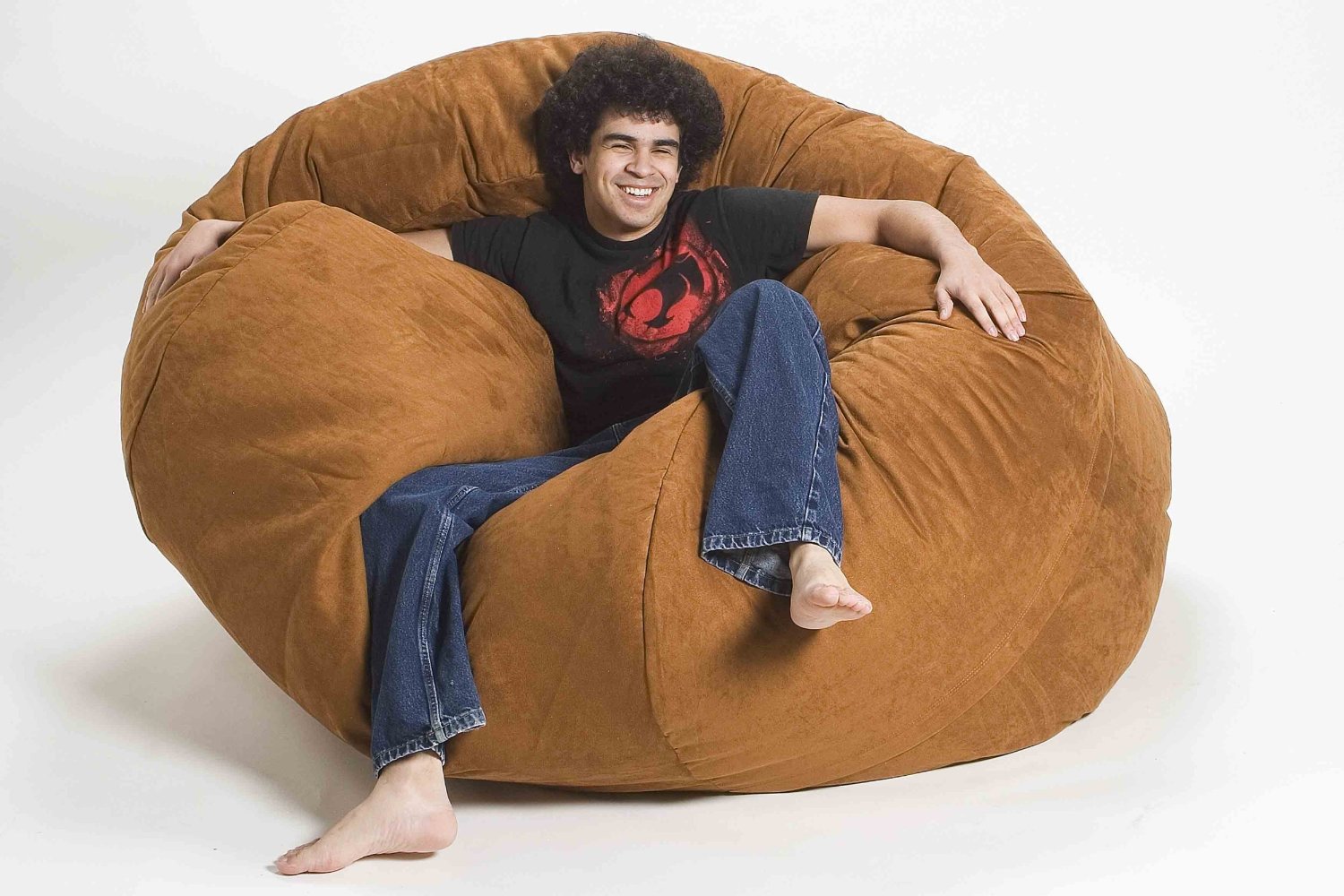 black bean bag chairs