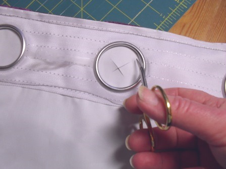 How To Make Eyelet Curtains With Buckram