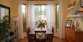 curved bay window curtain pole