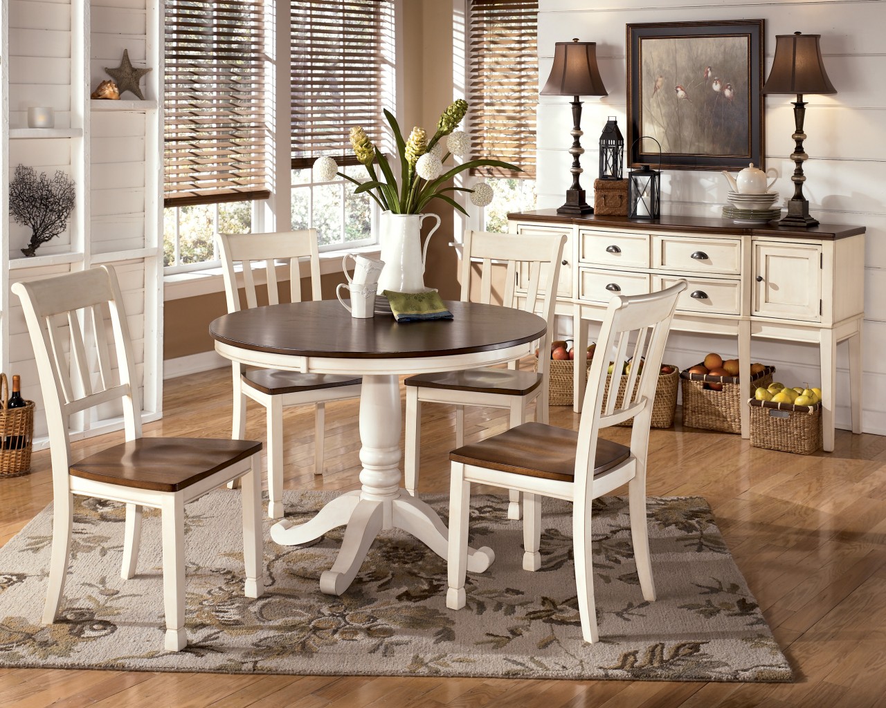 off-white-dining-table-ashley-dining-set-
