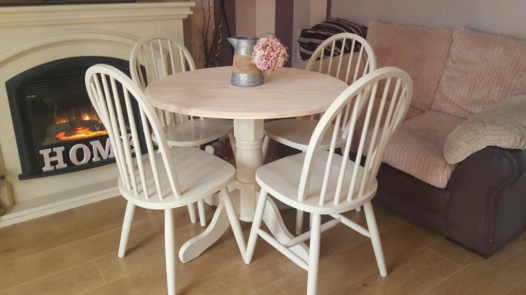 Shabby Chic Dining Room Table Set