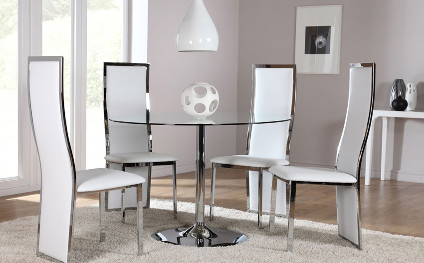 Hygiene Round Shape Dining Table and Chair Set uk