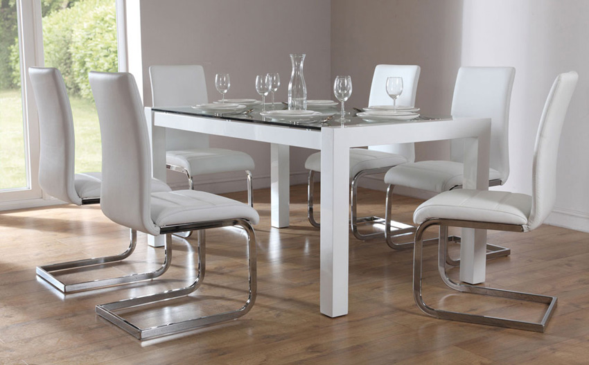Hygiene Round Shape Dining Table and Chair Set