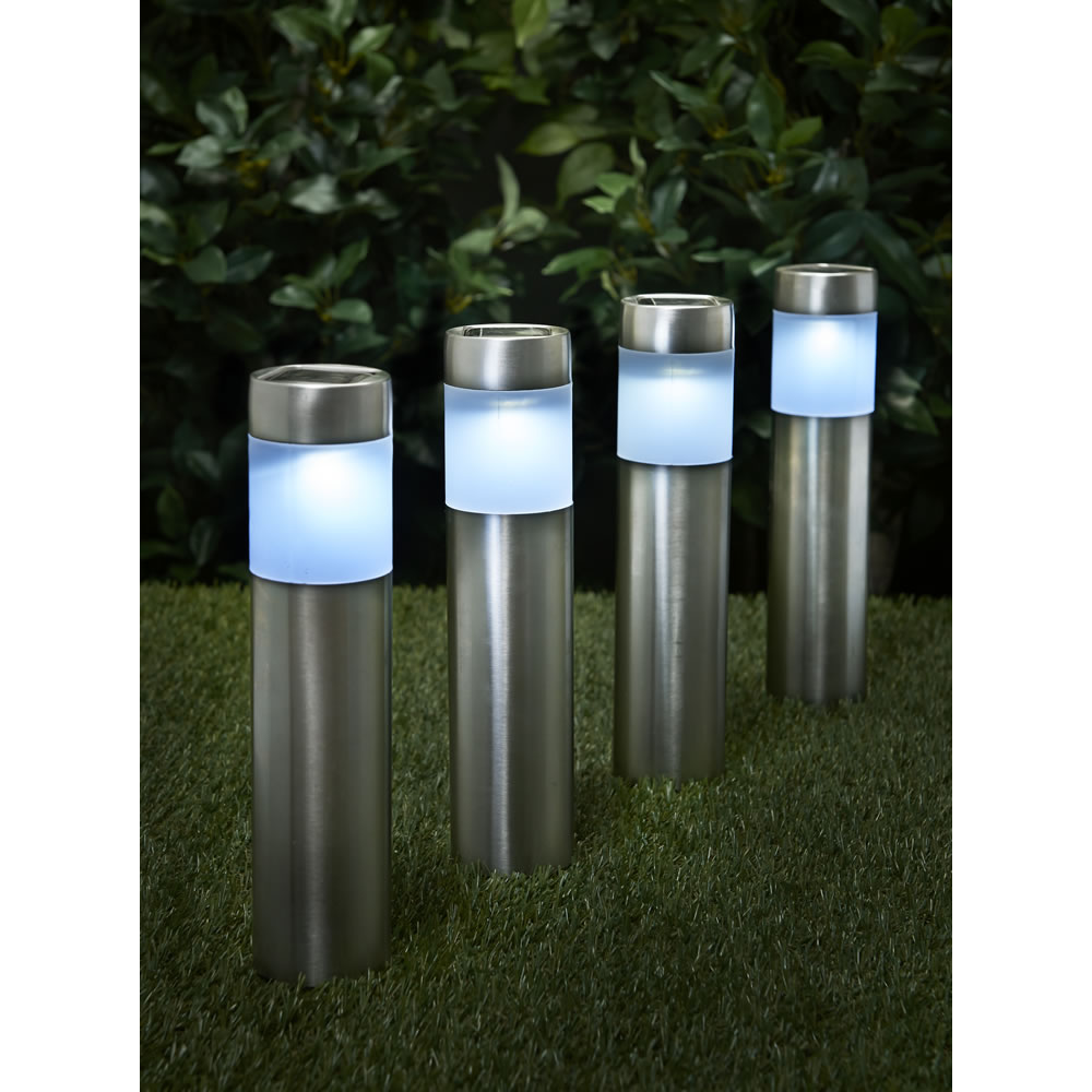 solar lights garden lighting wilko outdoor yard cheap luxform powered lamp posts battery night 4pk read landscaping easy homedecorideas