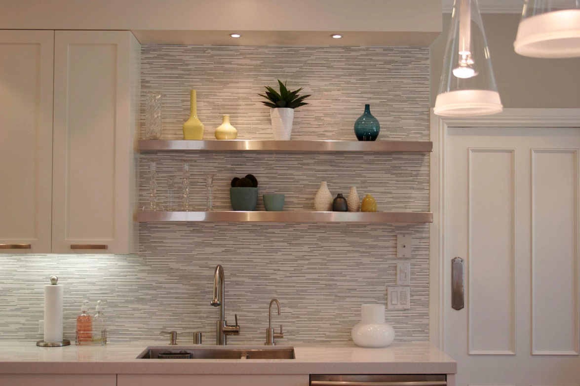 kitchen wall stone big tile