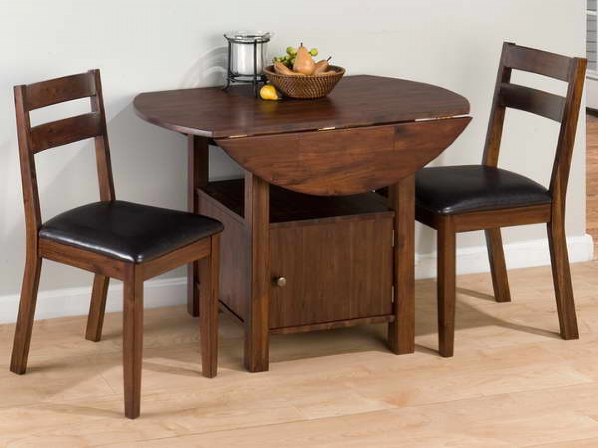Fold Away Dining Room Table With Chair Storage