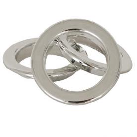 Eyelet Rings Chrome