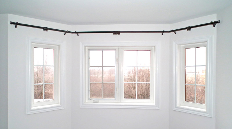 Curtain Tracks For Bay Windows Ceiling Mounted 