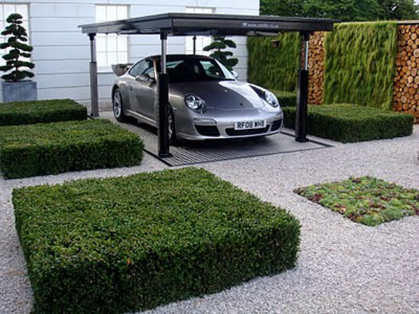 front garden parking space