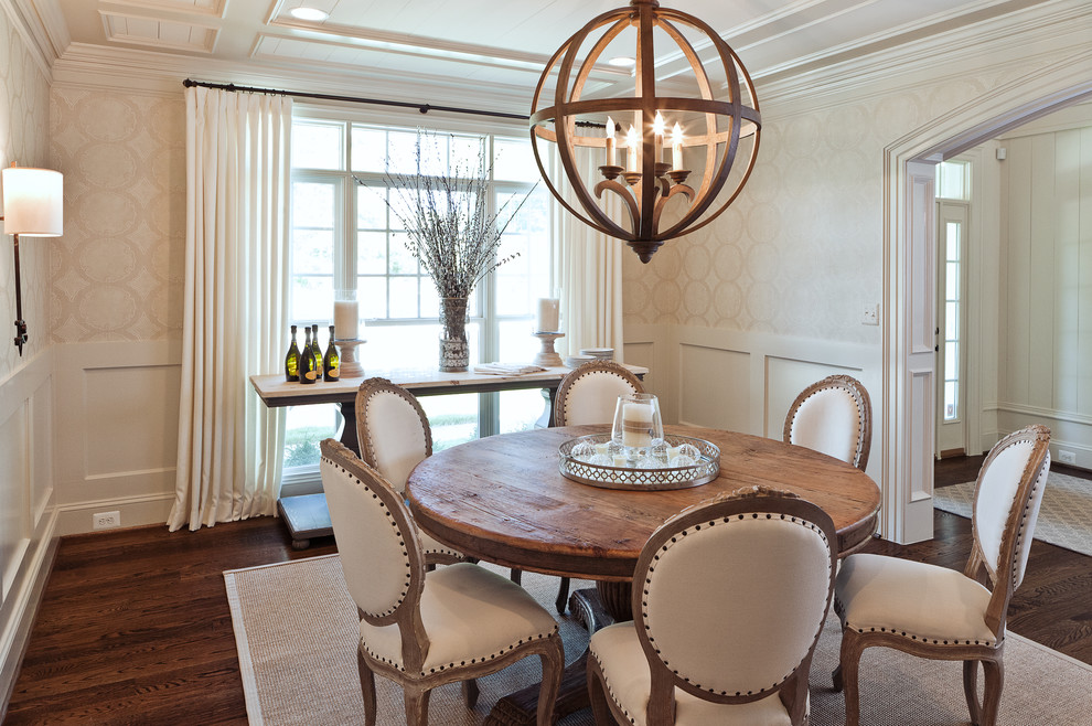 shabby chic round kitchen table