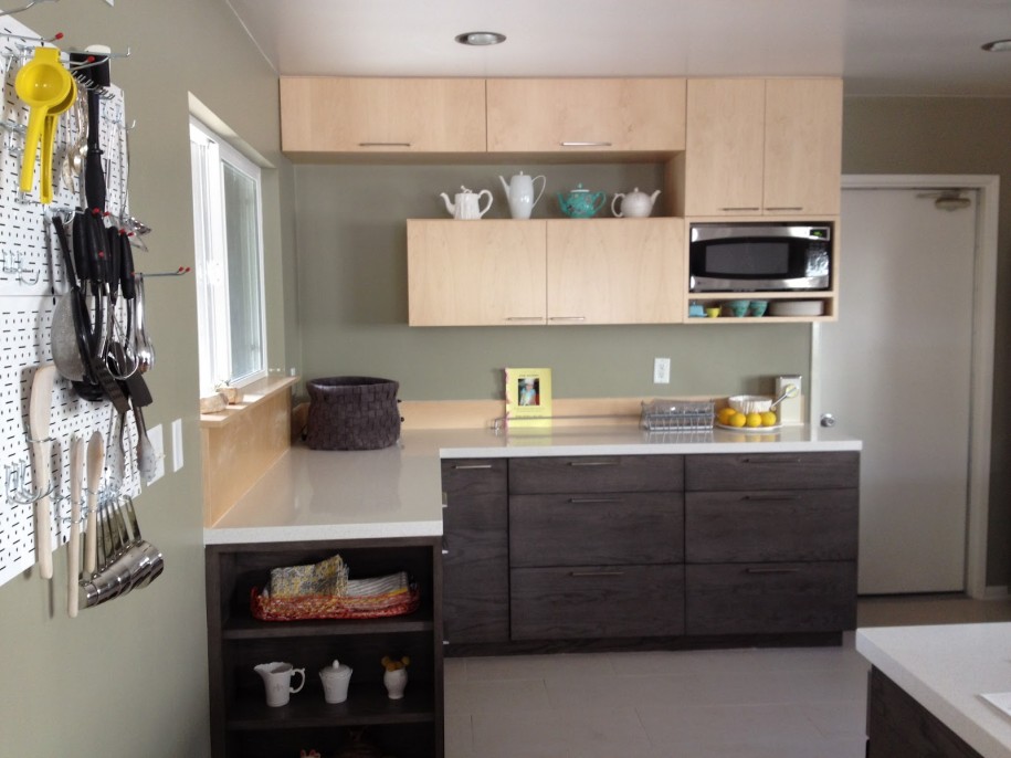 Small L Shaped Kitchen Design Grey Walls In Kitchen