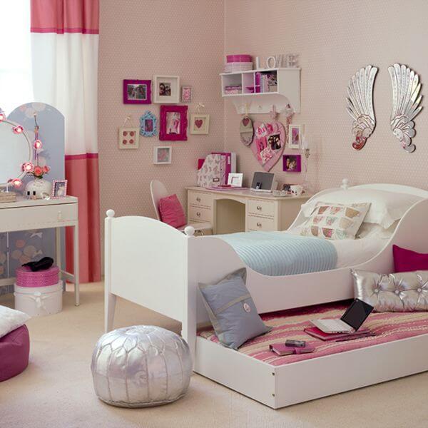 Room For Teens Girl Pink Space Saving Picture