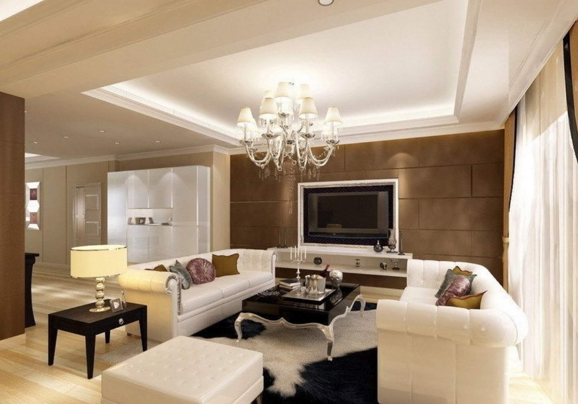 simple ceiling designs for living room