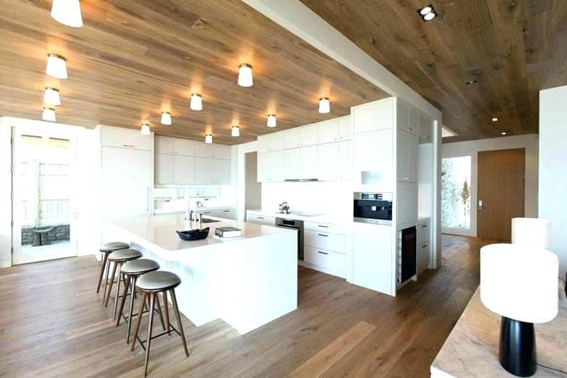 wooden ceiling planks
