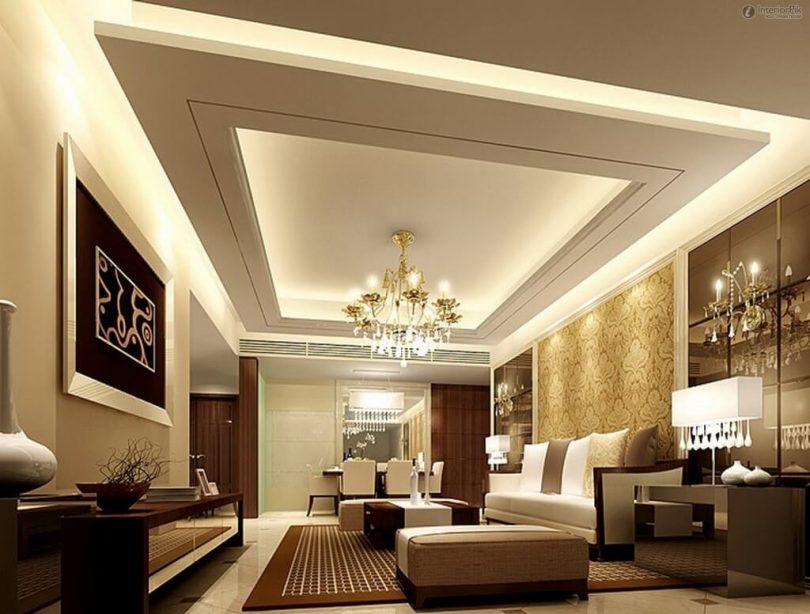 drop ceiling design for living room