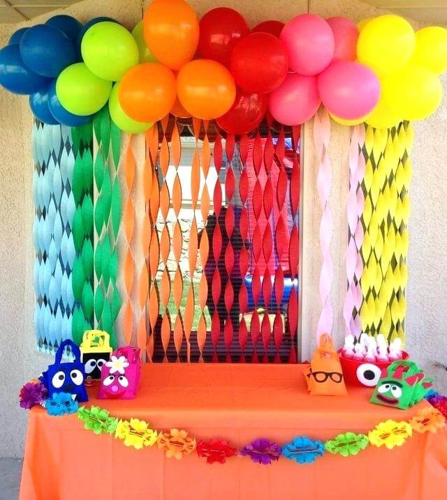 balloons decoration for birthday