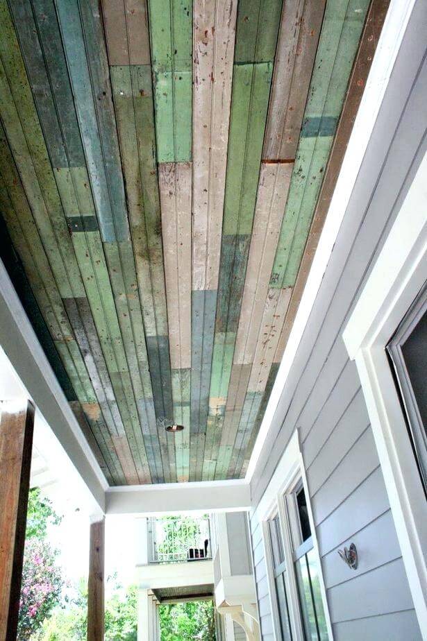 beadboard ceiling porch