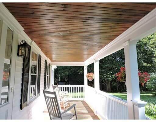 best wood for porch ceiling