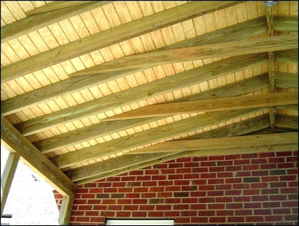 cedar porch ceiling finish