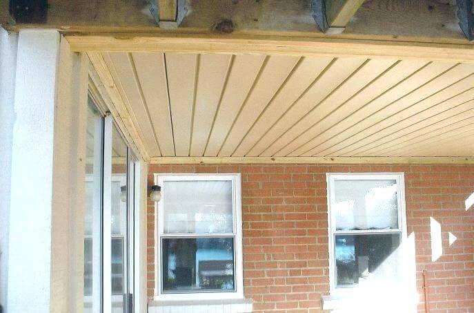 cheap porch ceiling