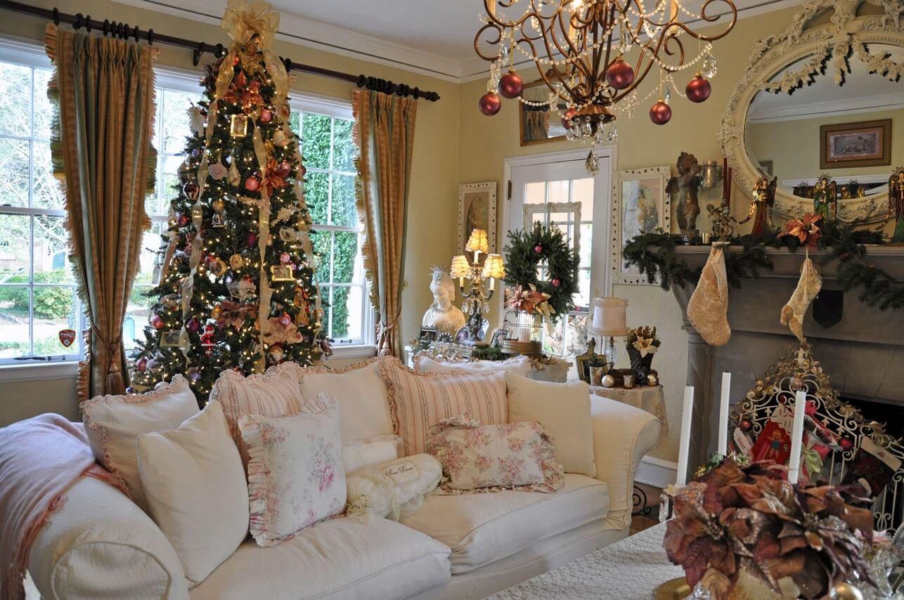 christmas decor inside house