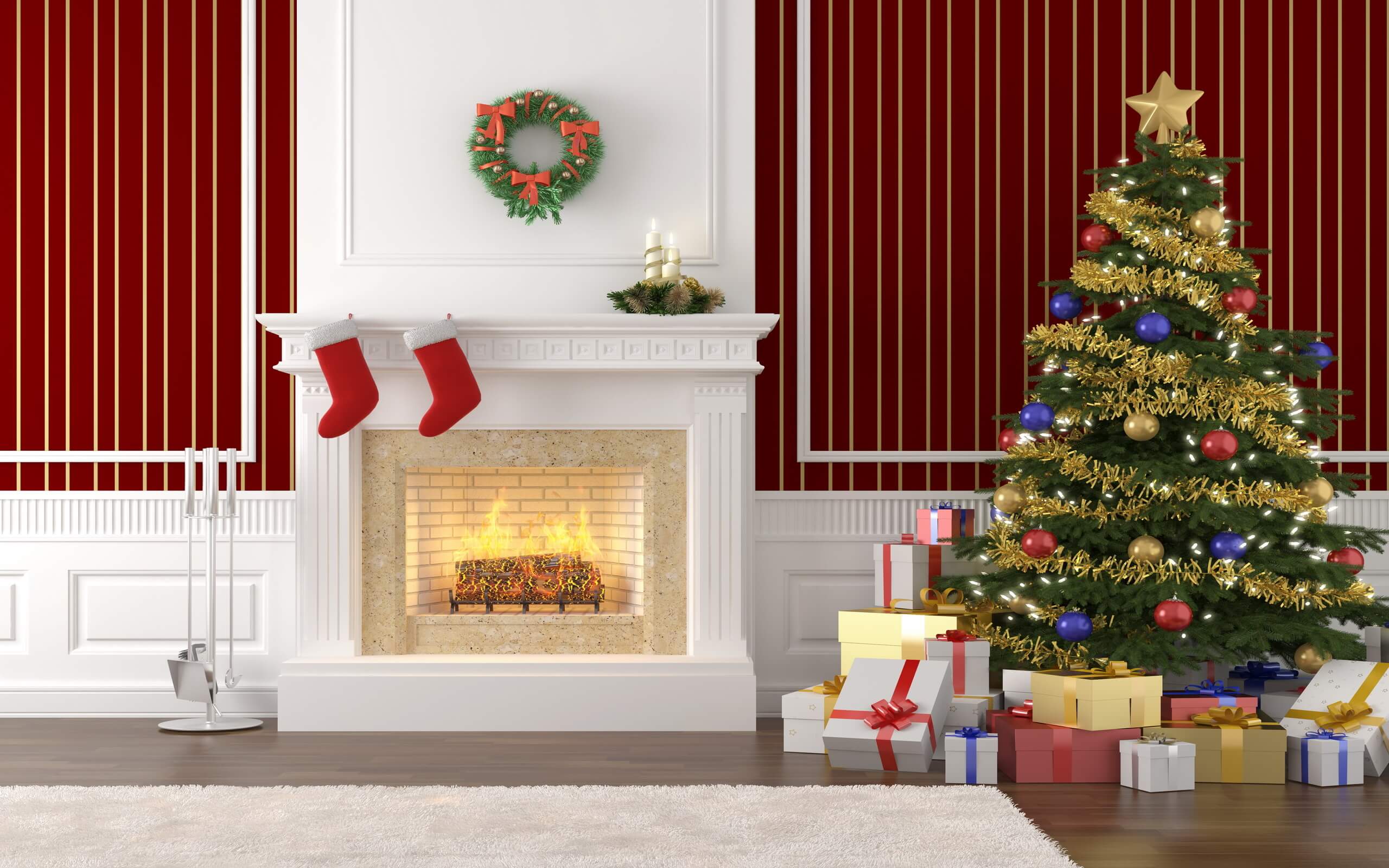 Cool christmas decor ideas inside house jpg 2560 1600 