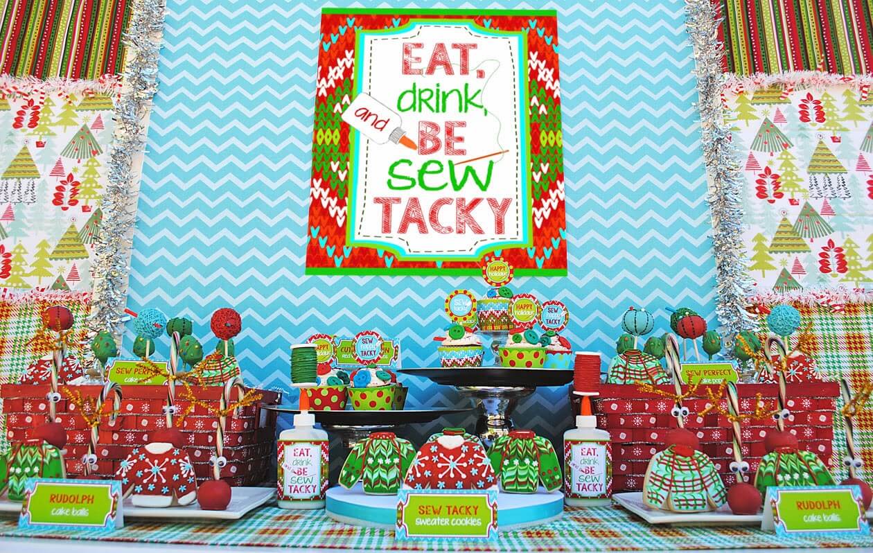 50 Best Ugly Christmas Sweater Party Decoration Ideas With -5624