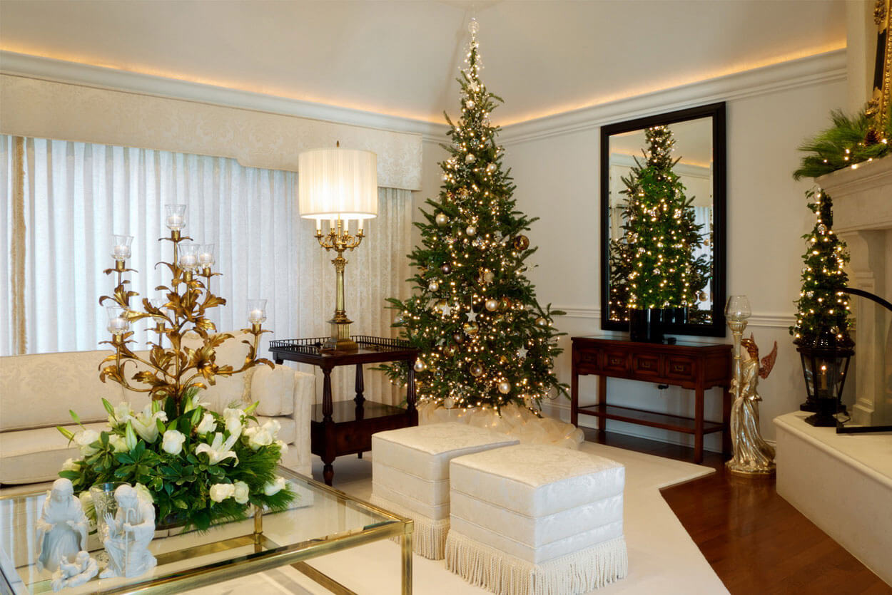 elegent indoor christmas decoration ideas