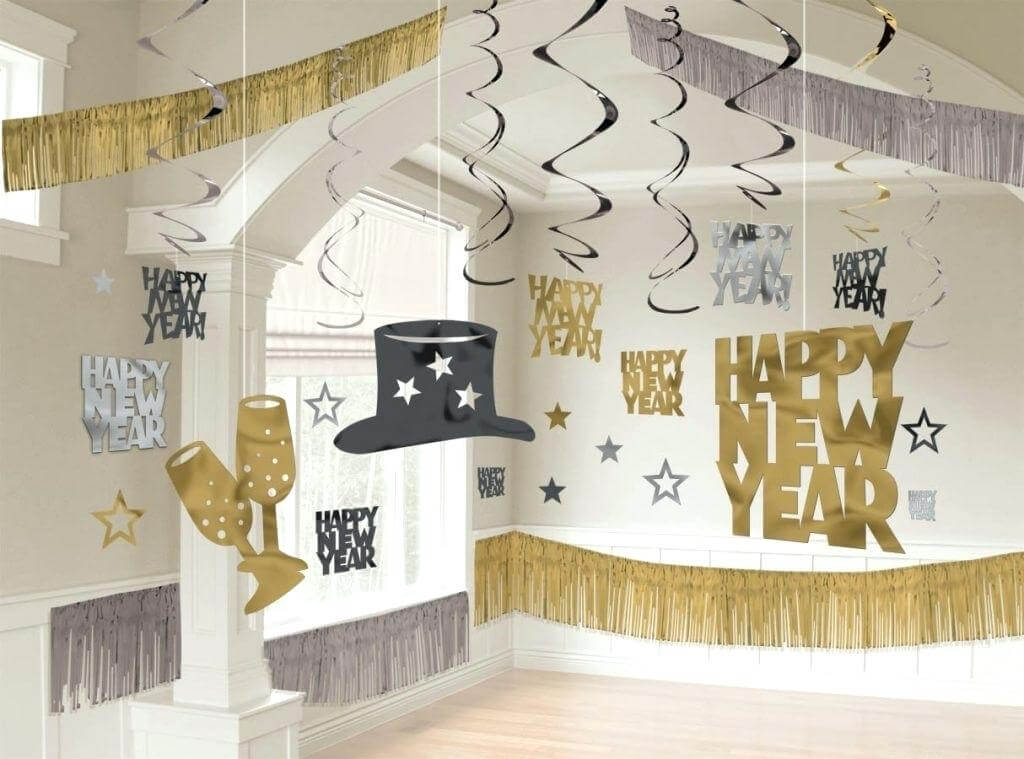 new year party decoration ideas at home