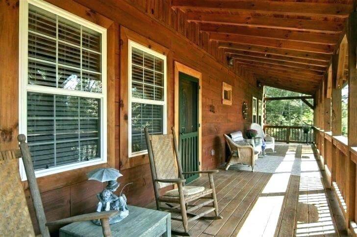 shiplap porch ceiling