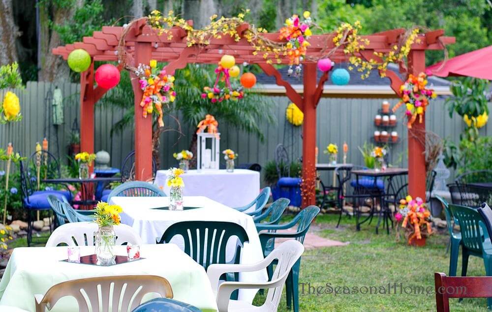 outside home decor ideas for wedding