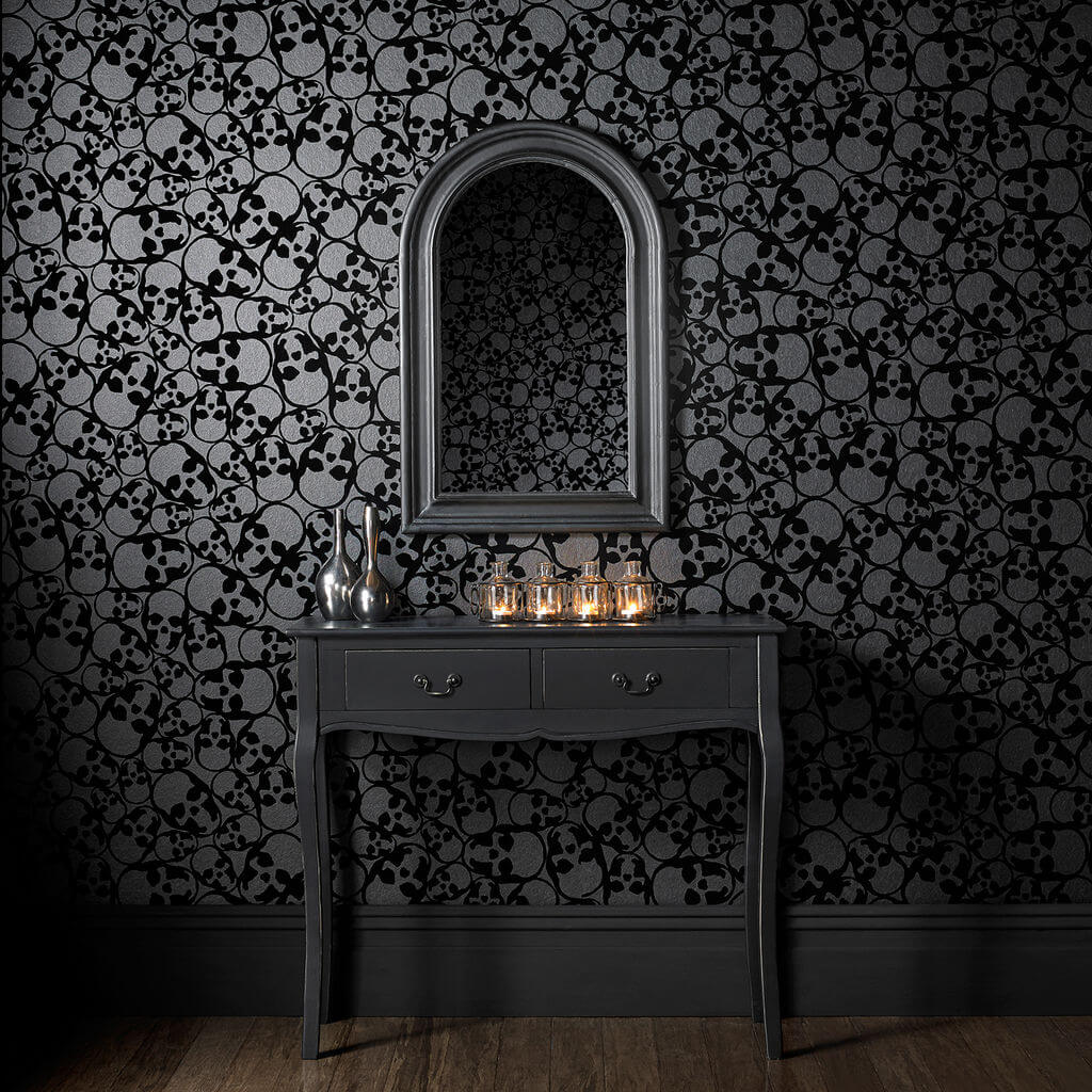 flocked wallpaper uk