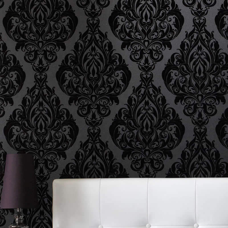 30 Best Flocked Wallpaper Ideas - Home Decor Ideas UK