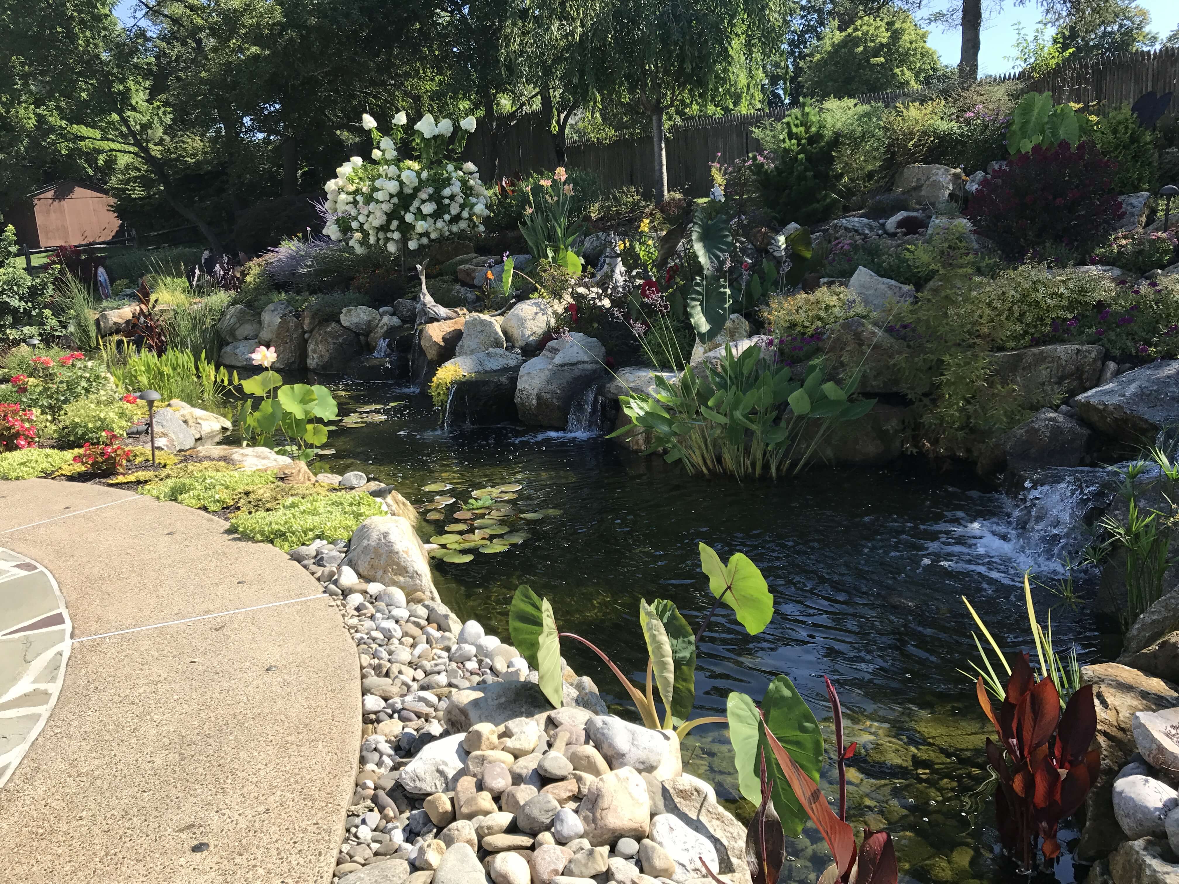 small garden water features