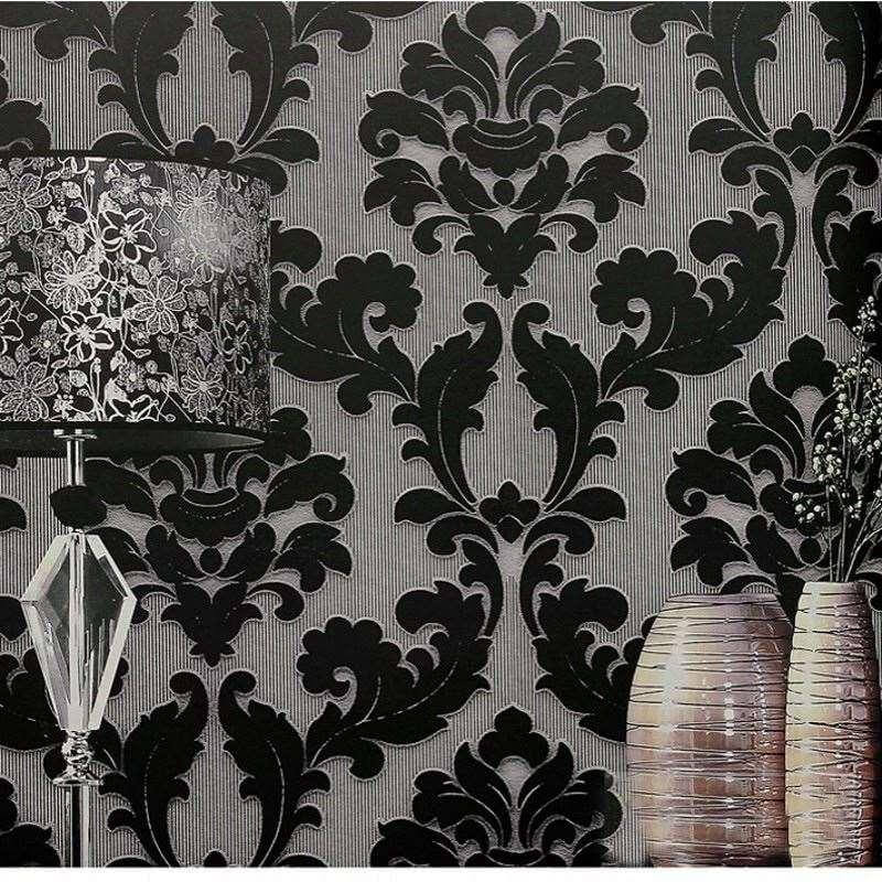 victorian flocked wallpaper