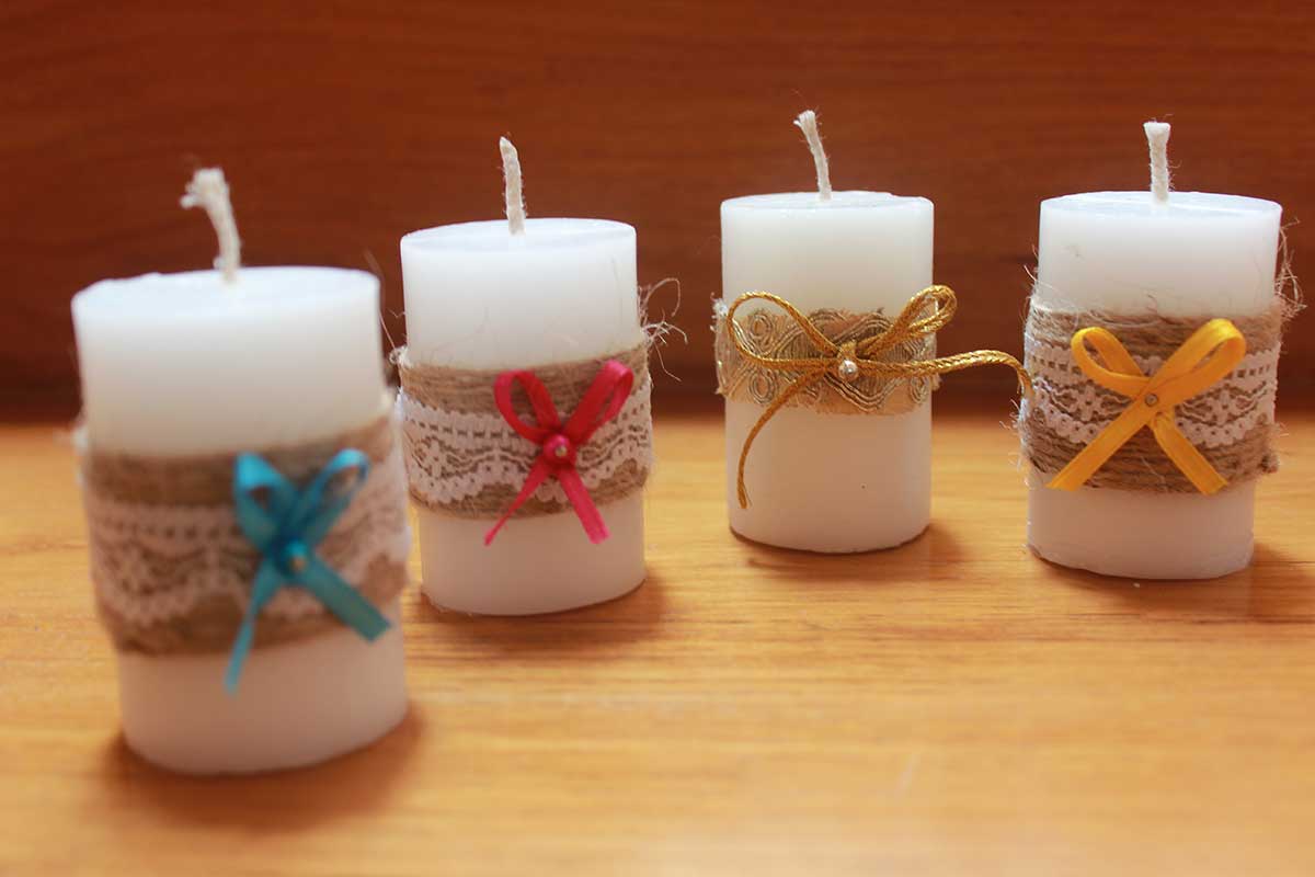 christmas candle decoration