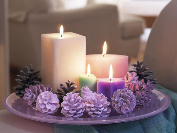 christmas candle table decorations