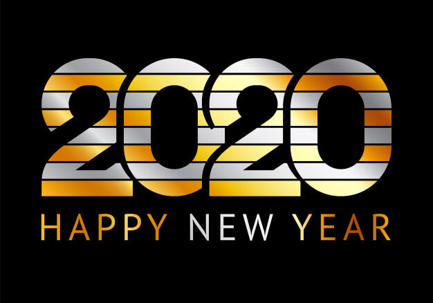 Happy New Year Background 2020