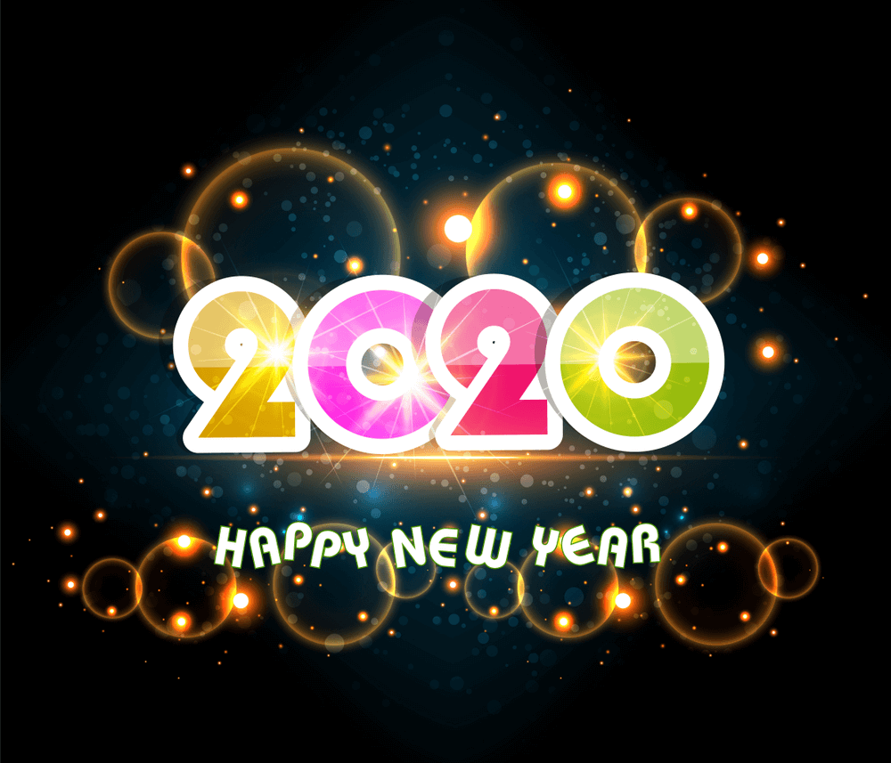 new year 2020 desktop wallpaper