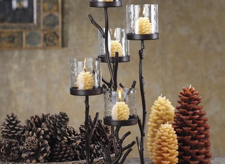 wedding table candle decorations