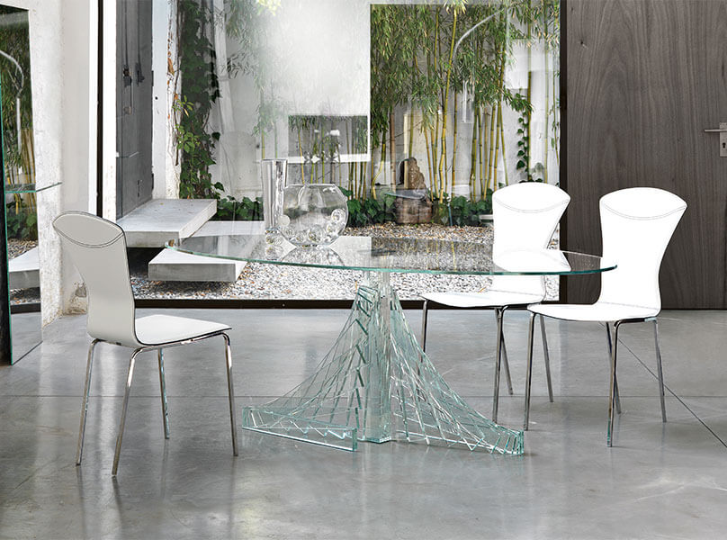 Unique Glass Dining Table