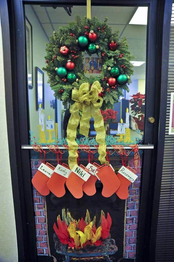 christmas door decorations called