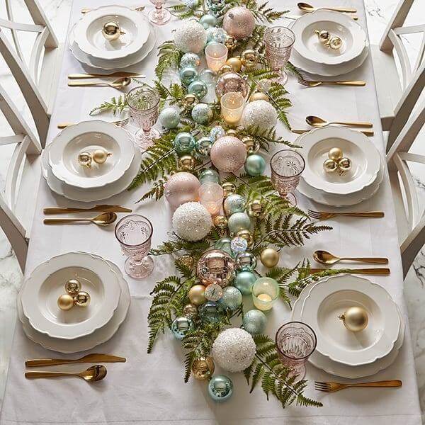 christmas table decorations ideas uk