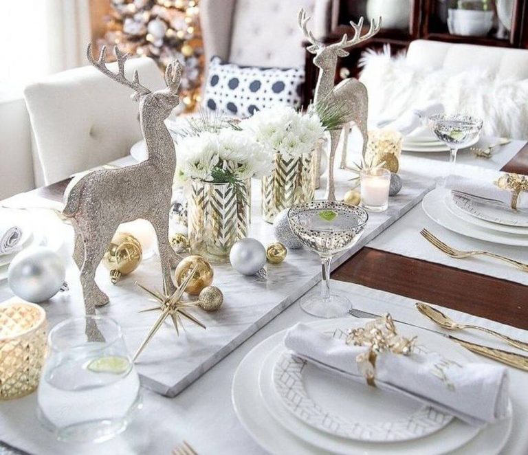 100 Best Christmas Table Decoration Tips and Ideas with Images
