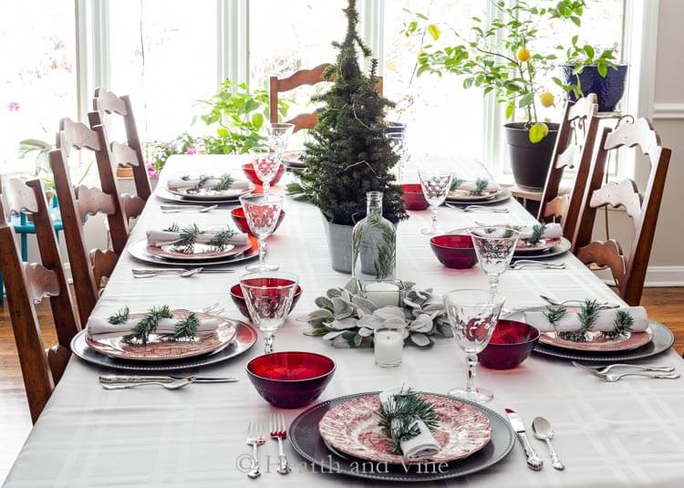 christmas table decorations to make