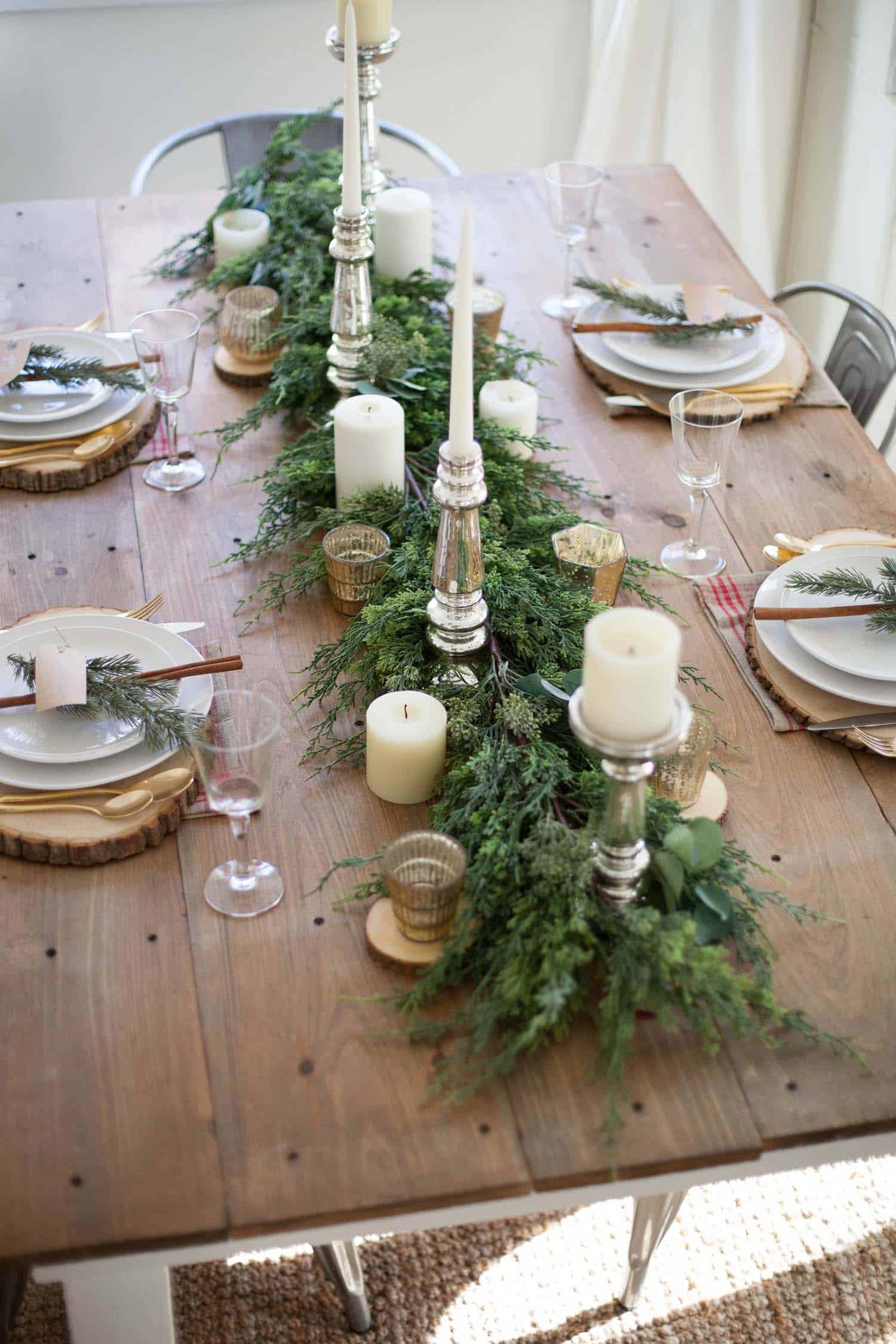 christmas table decorations