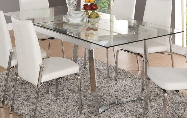 Glass Dining Table Set