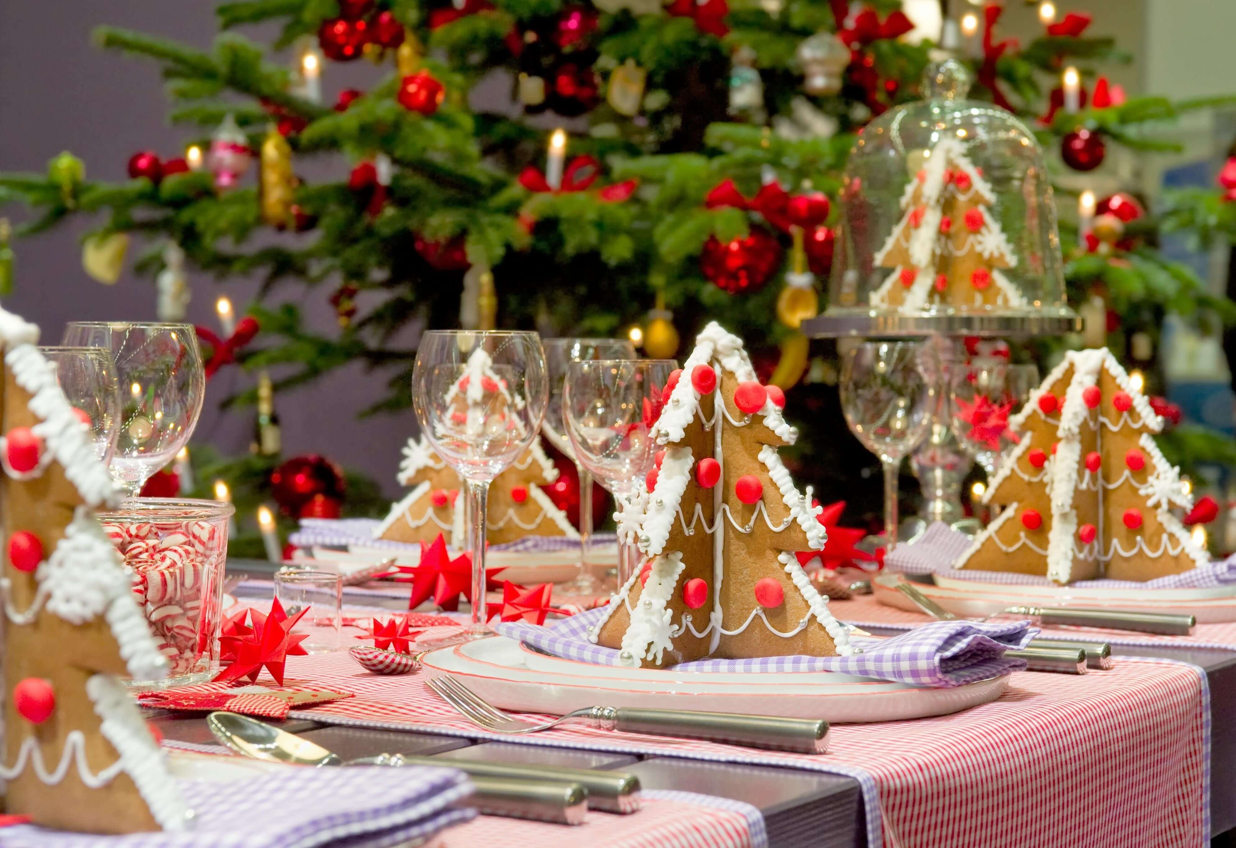 homemade christmas table decorations ideas