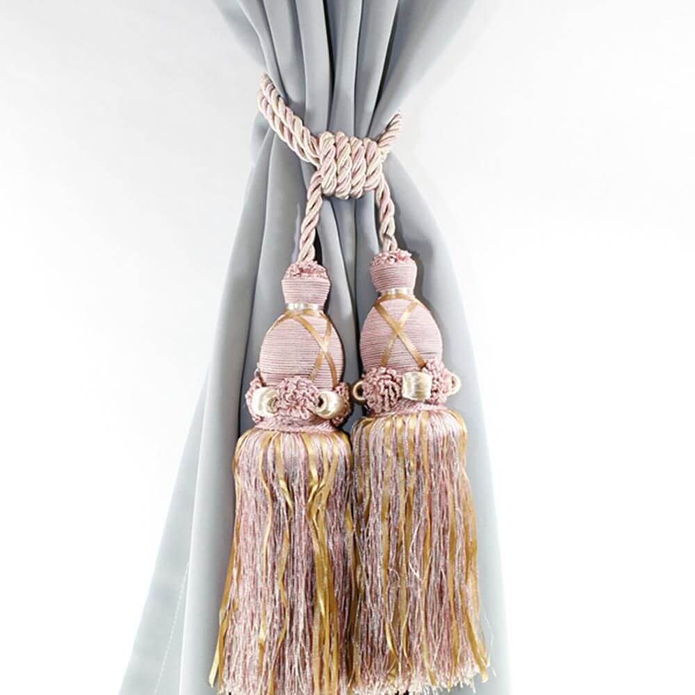 How To Tie Curtain Tie Back Tassels